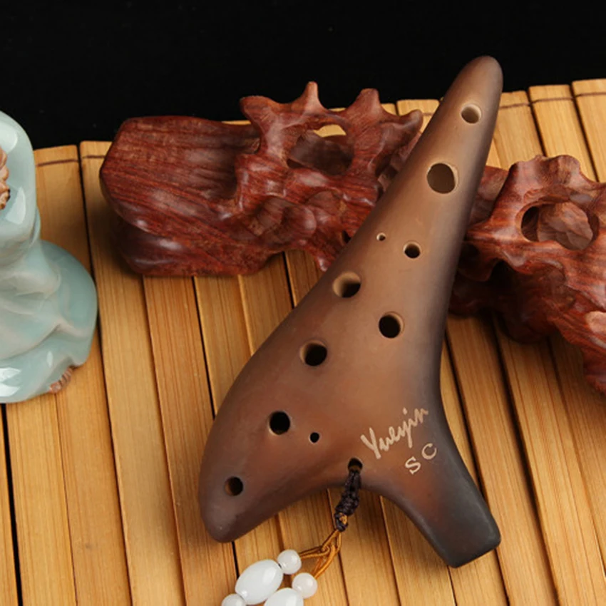 12 отверстий Ocarina Flute SC ручная работа Klin керамика профессиональный музыкальный