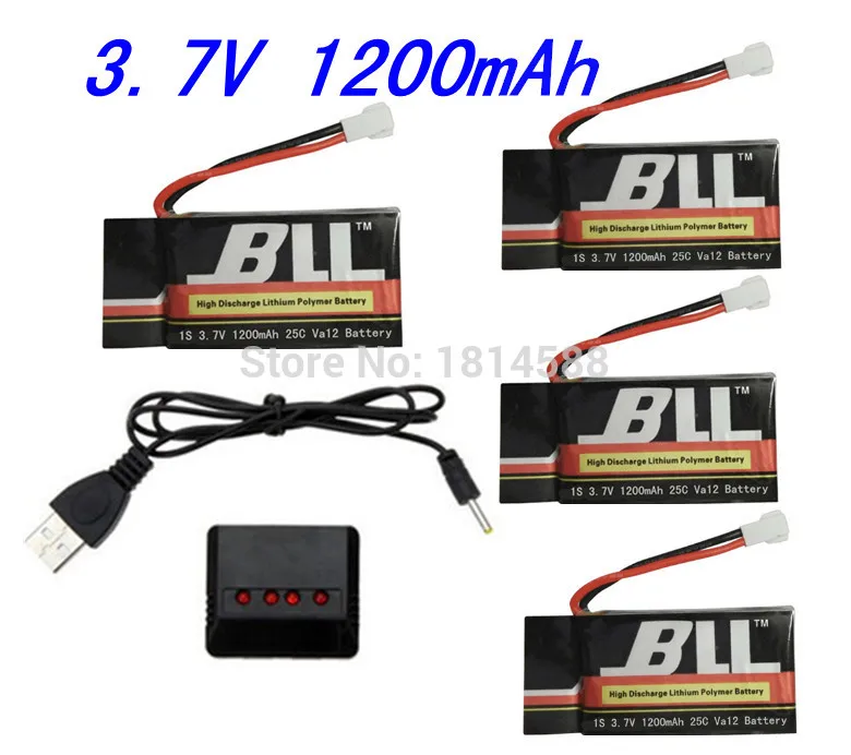 SYMA X5SW X5SC X5S 1 M18 H5P RC quadcopter 3 7 v 1200mah обновление 4pcs Li polymer battery charger|3.7v 1200mah|syma x5swquadcopter case |