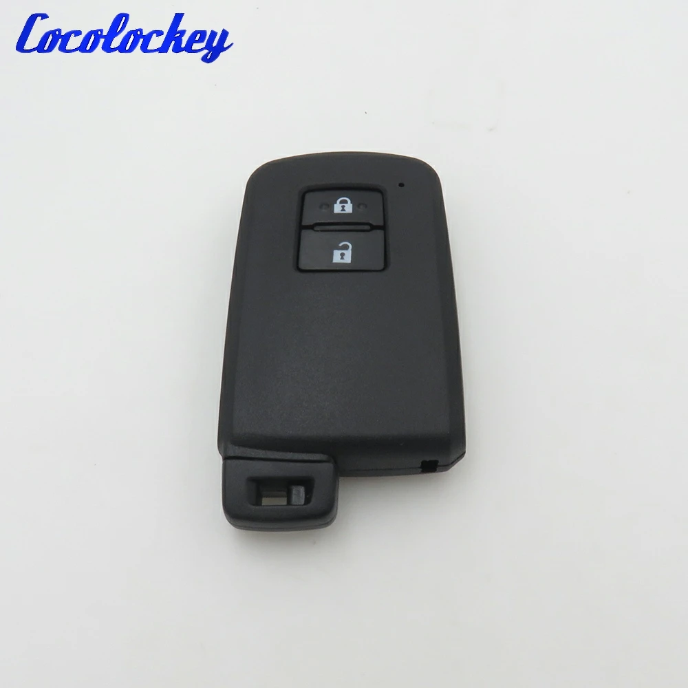 Cocolockey 2 кнопки для Toyota Smart Remote Key чехол входа без ключа оболочка Fob логотипа|buttons