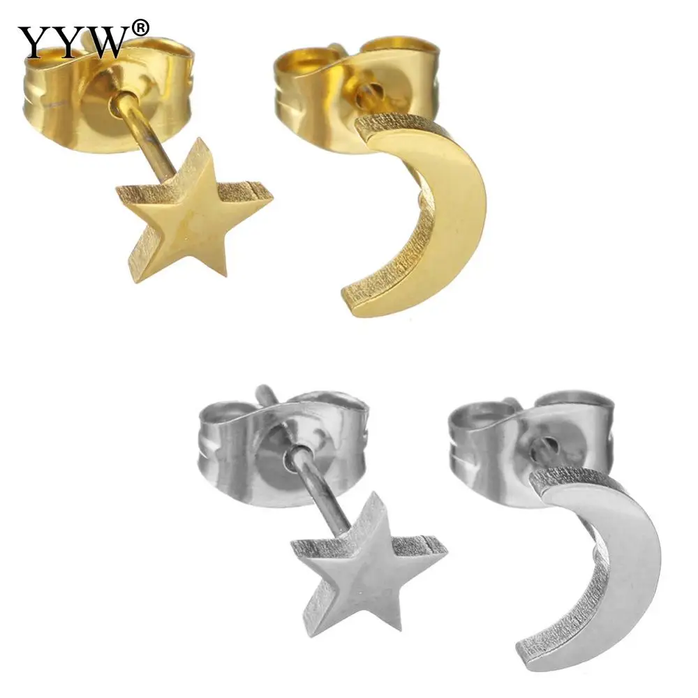 

Женские серьги-гвоздики из нержавеющей стали, подарочные серьги в стиле панк, 2021