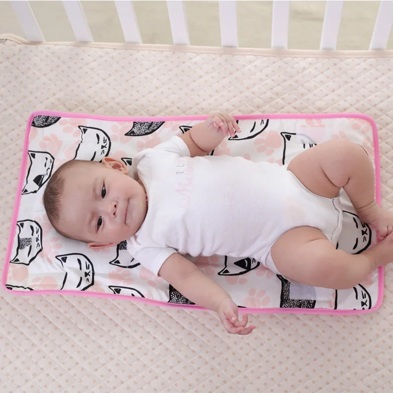 Моющиеся простыни для детской кровати портативные складные пеленки путешествий