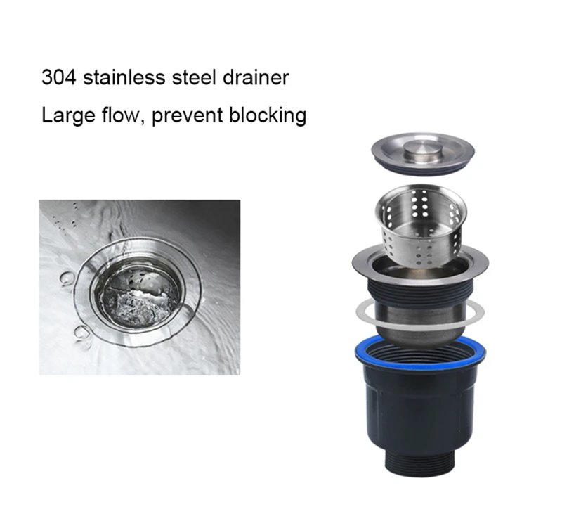 68*43 см undermount 304 кухонная раковина из нержавеющей стали ручная работа одна чаша резервуар для воды матовый большой размер 26,7" толщиной 3 мм+ 1,2 мм
