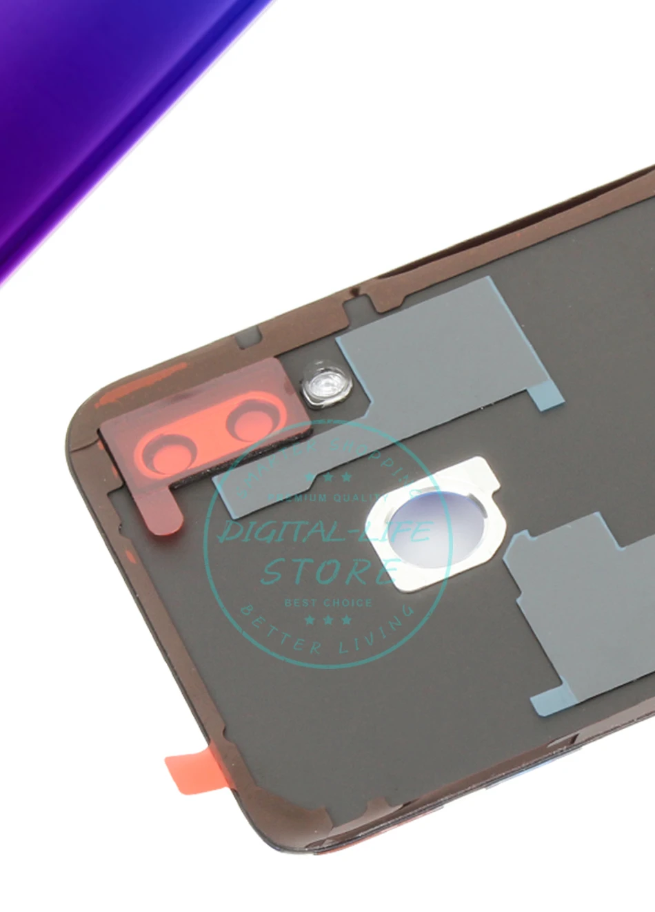 Для huawei Nova 3 задняя крышка батареи корпус камера Стекло huawei Nova3 задняя батарея замена двери Ремонт Запчасти