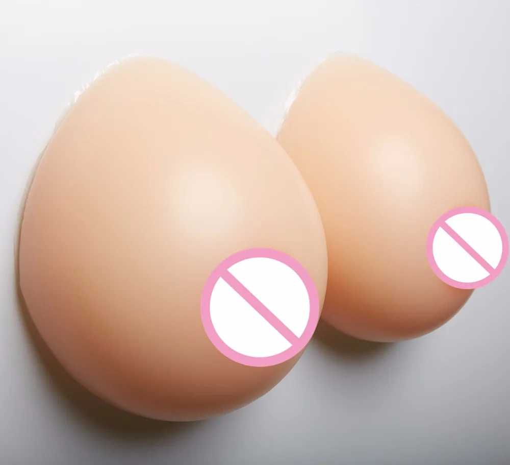 

2800g/pair GG cup Realistic Breast Form Fake Breasts Drag Queen Sissy Silicone Boobs Teardrop Large Breast Forms Full Silicone