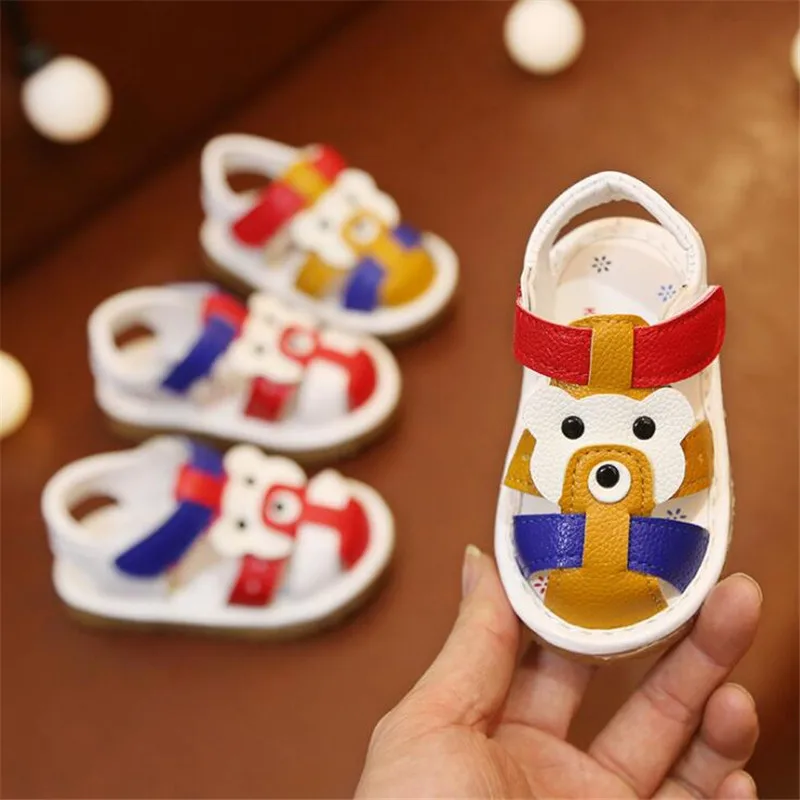 Детская обувь детская лето 2019 детские сандалии для младенцев 0 1 2 лет с мягкой