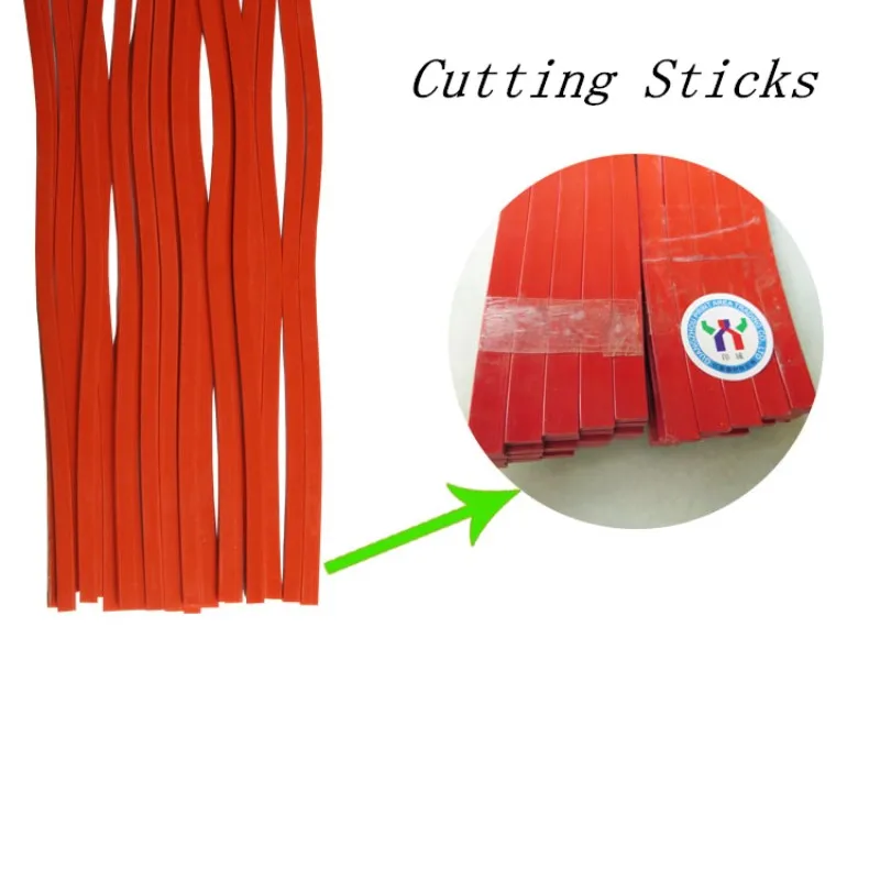 Режущие палочки из ПВХ Ceres для машины резки полярной бумаги красный и зеленый 4