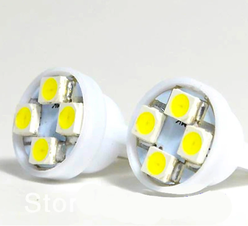1000X T10 4 SMD 1210 3528 LED 4SMD 4LED 194 168 w5w Клиновый индикатор номерного знака габаритная лампа