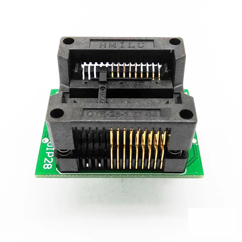 Фото Программируемый адаптер SOP18 SOIC18 SO18 к DIP18, штырьковый шаг 1,27 мм, ширина корпуса ис 7,5 мм, мил, тестовая розетка ИС, переходник ZIF с открытым верхо... №2
