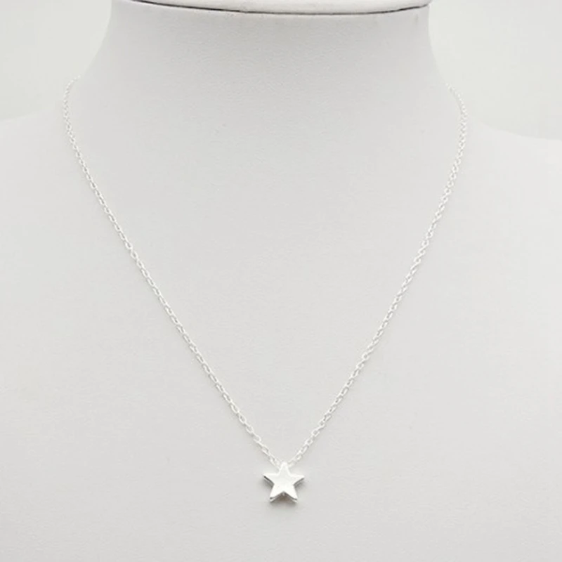Женское колье-чокер со звездами колье золотистого/серебристого цвета цепочка на