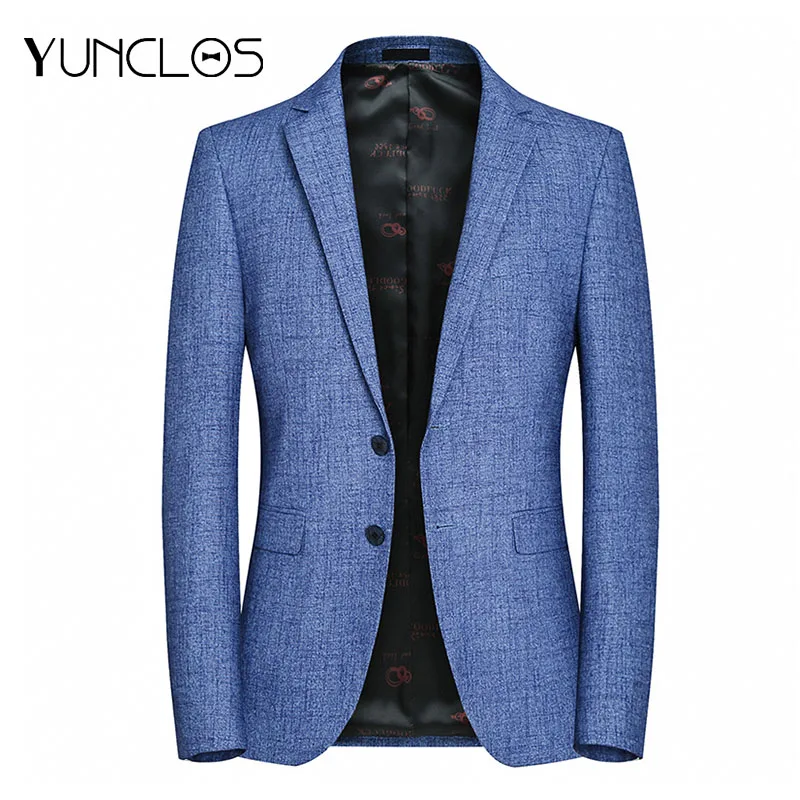 YUNCLOS европейский размер новинка мужской пиджак формальный деловой блейзер 2