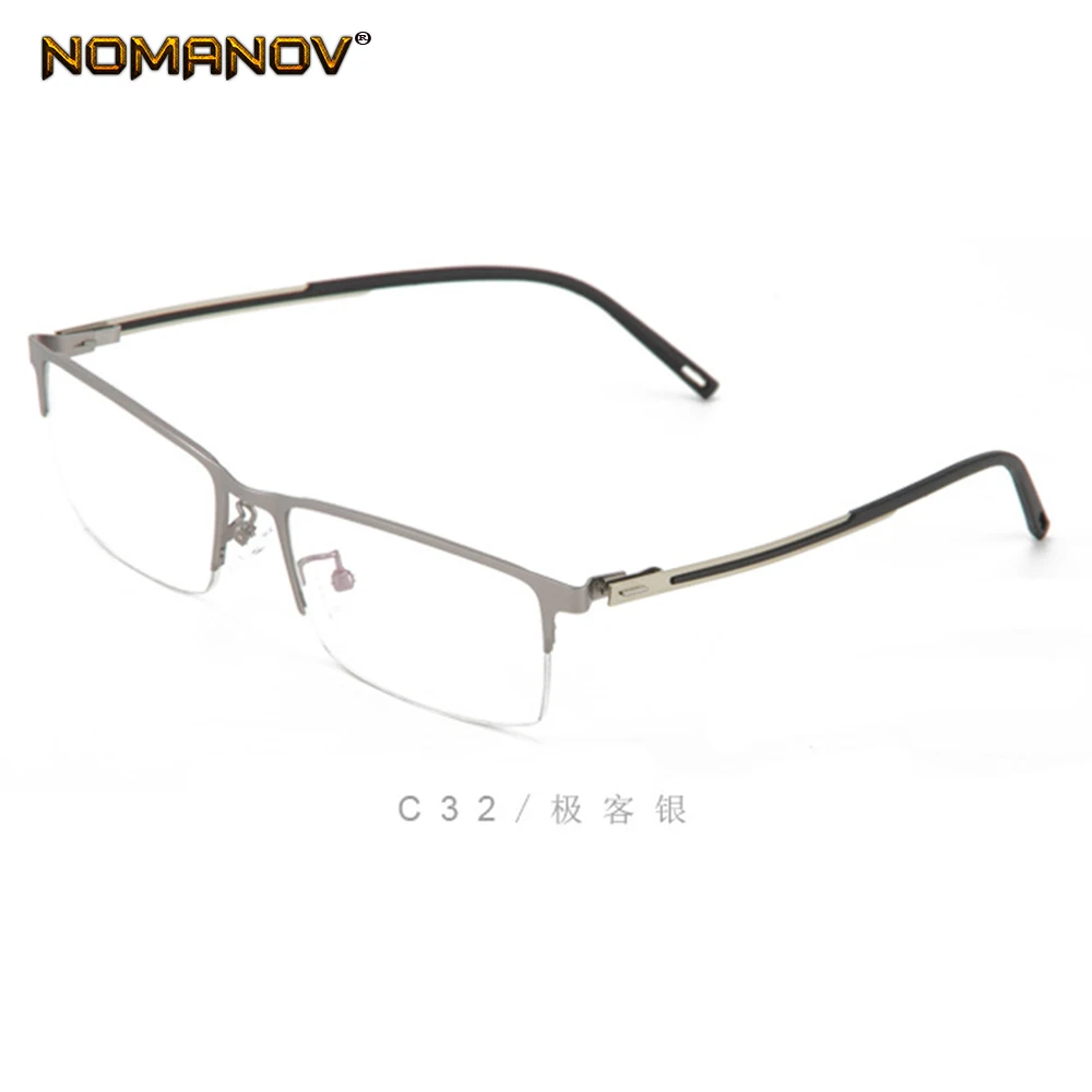 Двухцветная оправа из титана для деловых мужчин выполненная на заказ очки