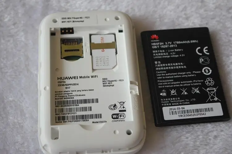 Оригинальный разблокированный Huawei E5372s 4G LTE TDD 2300 МГц 3G 900/2100 Мобильный Wi-Fi роутер с