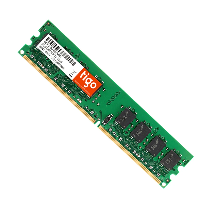 Tigo память для настольного компьютера б/у DDR2 (2pcsX2GB) 2GB 800MHz Φ 1 8 V CL6 240Pin 667MHz PC2 6400