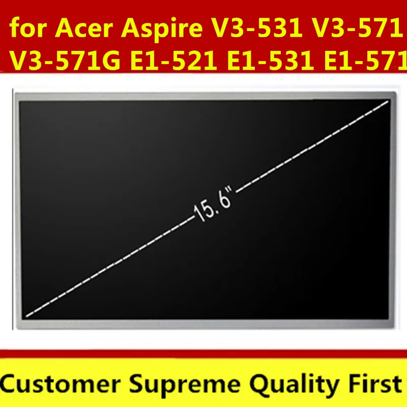 ЖК-экран для ноутбука Acer Aspire V3-531 V3-571 V3-571G E1-521 Q5WV1 Series (15 6 дюймов 1366x768 40pin) |