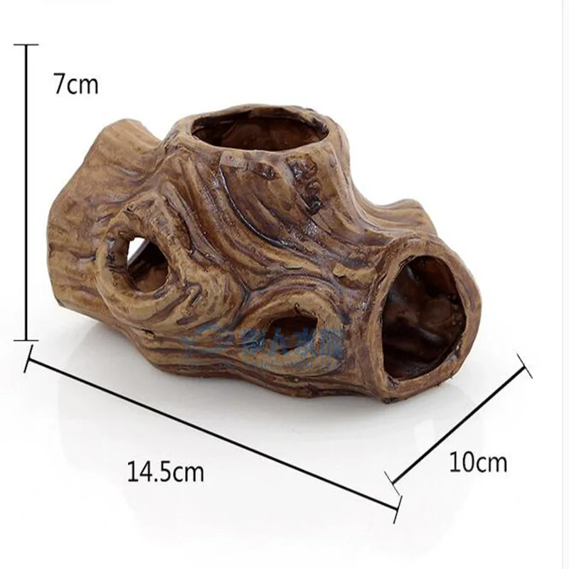 Корни коричневого дерева с Мохом аквариум орнамент Террариум деревянное