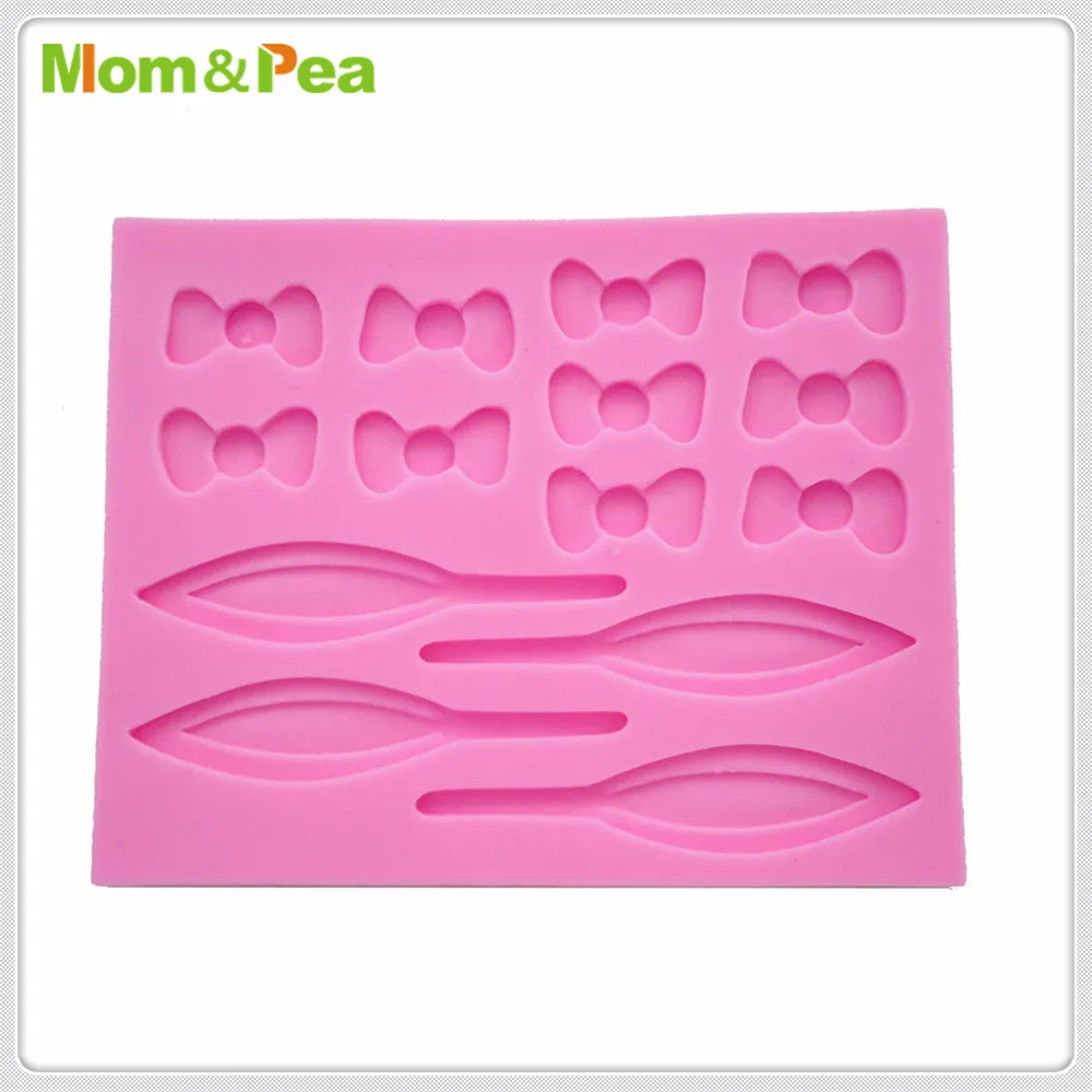Mom &amp Pea MPA1856 силиконовая форма в форме бантов для украшения торта помадка 3D