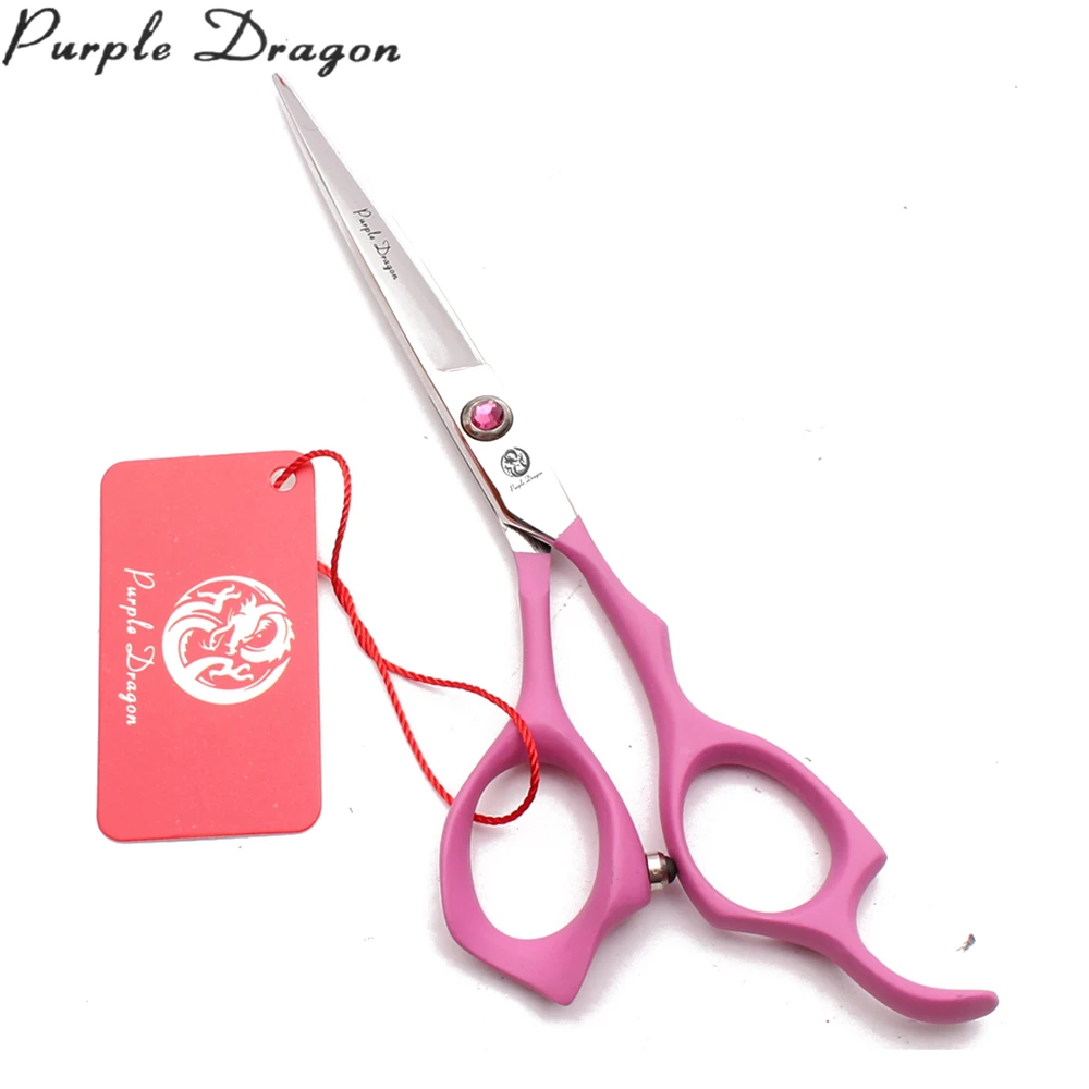 Ножницы Прямые из нержавеющей стали с розовой ручкой 6 дюймов 17 5 см | Дом и сад