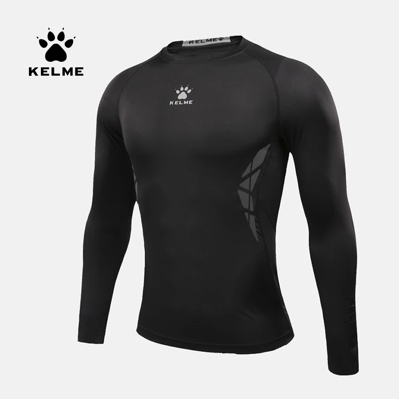 Мужская футболка для бега KELME компрессионные рубашки с длинным рукавом