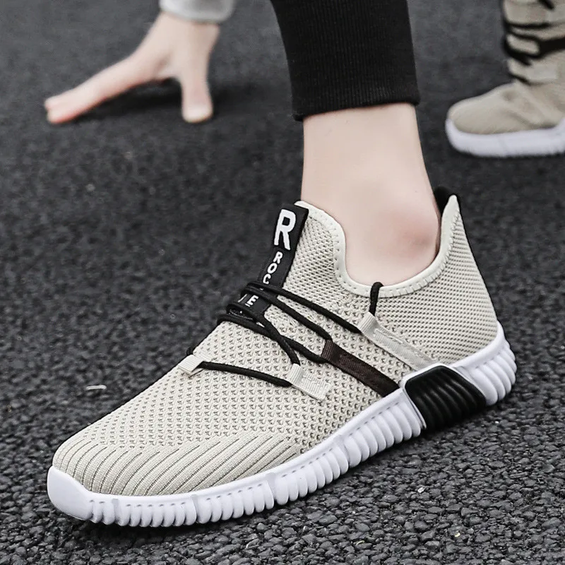 2019 новая трендовая Мужская Спортивная обувь для взрослых Удобная дышащая