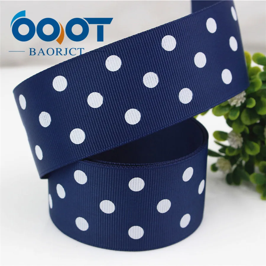 3 OOOT BAORJCT 176181 38 мм 10 ярдов/лот ленты в горошек термопереводные печатные корсажные Свадебные аксессуары ручной работы материал - Цвет: 3