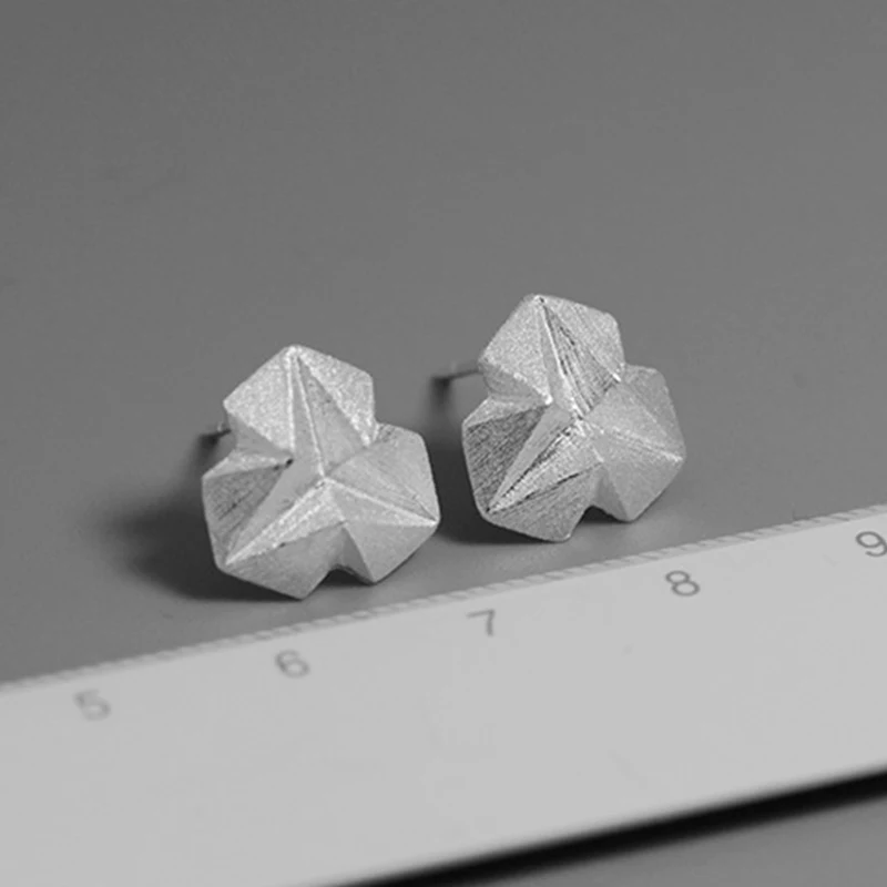 Lotus Fun реальные 925 пробы серебро ручной работы Fine Jewelry минимализм Стиль