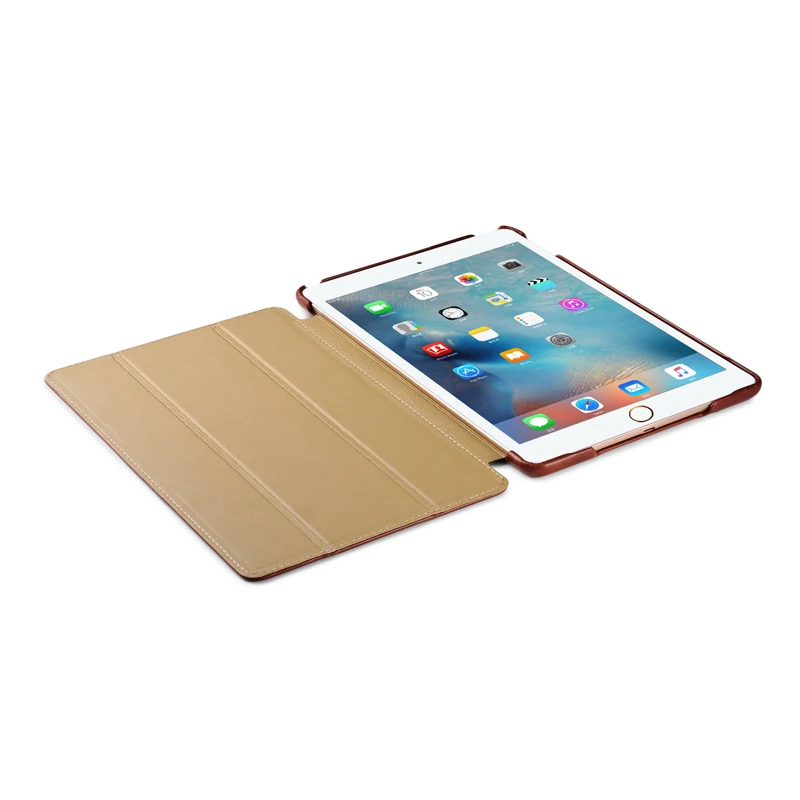 Для iPad Mini 4 деловой чехол из натуральной кожи ультратонкий складной