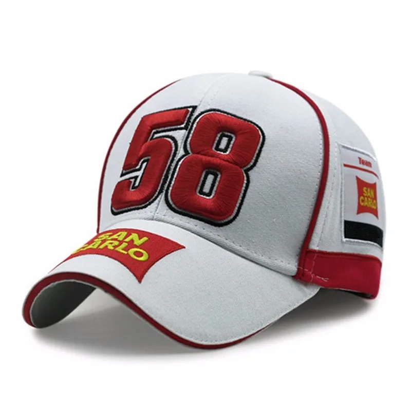 Бейсболки гоночная Кепка для мотогонок Марко симонселли GP 58 Rijders Bone Casquette Buitensporten