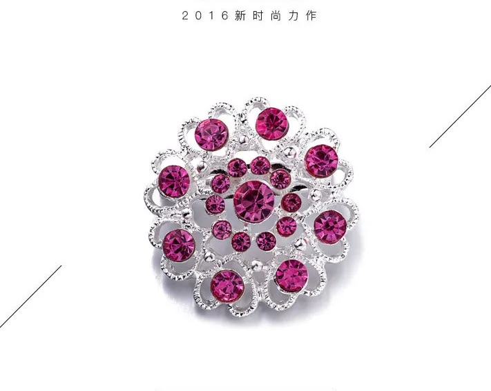 Popular brooch jewelry Zinc-alloy round cut diamond-love heart pin European style brooches collar for gifts | Дом и сад