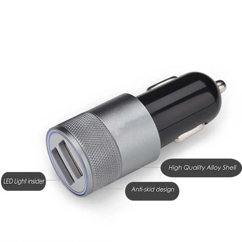 2 Порты и разъёмы мини двойной Переходник USB для зарядки в машине Inoi быстрой 5V 2A 1A