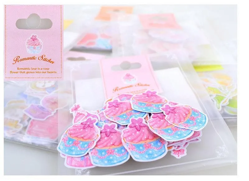 70 шт./упак. DIY Kawaii Сердце Звезда цветок Декоративные наклейки для дневника альбом Скрапбукинг Симпатичные стикеры школьников