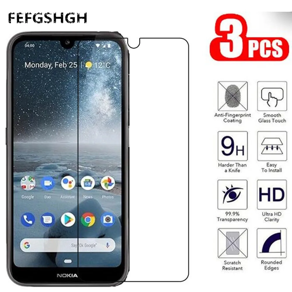 Закаленное стекло для Nokia 4 2 Защитное экрана TA 1157 1150 1133 1149 1152 защитное