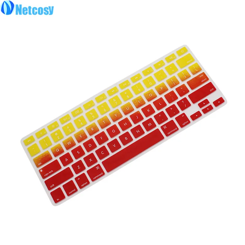 Netcosy A1398 A1286 ультра тонкий силикон чехол для клавиатуры ноутбука Защитная пленка для Macbook 15," A1286 A1398 ноутбук