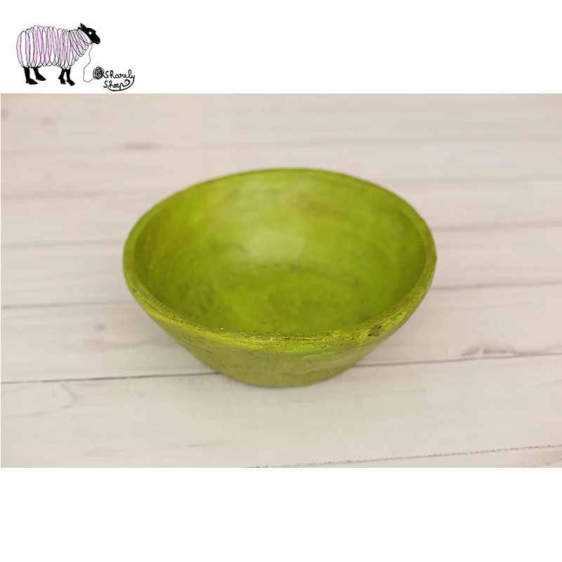 Retro Bowl Basket Newborn Photography Props Baby Photo Shoot Studio Posing Resin Bed fotografia Accessories | Детская одежда и