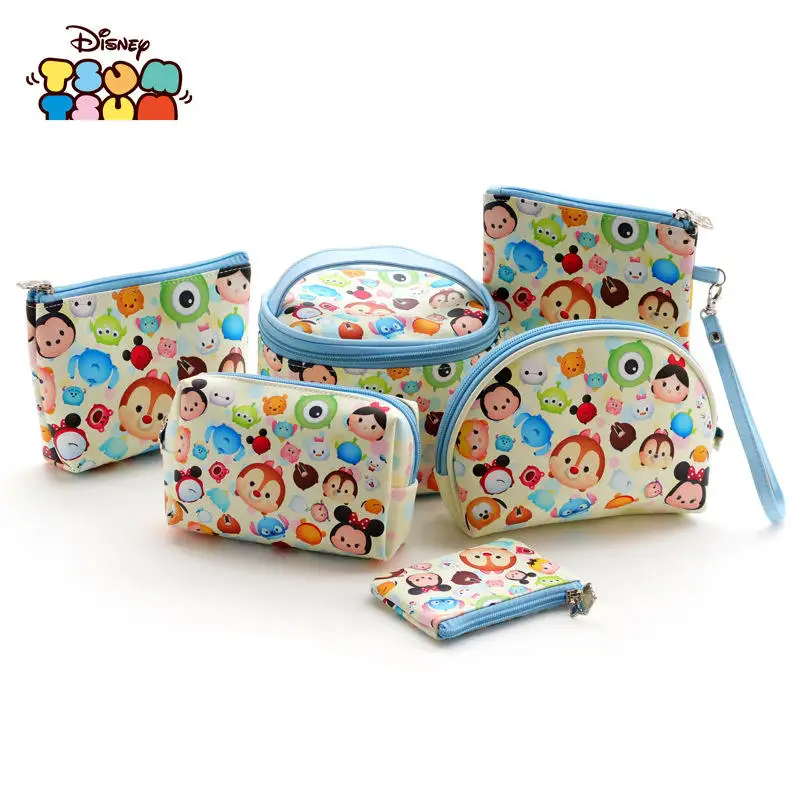 6 шт./лот аксессуары для детских кукол Disney косметичка tsum мультяшный просо