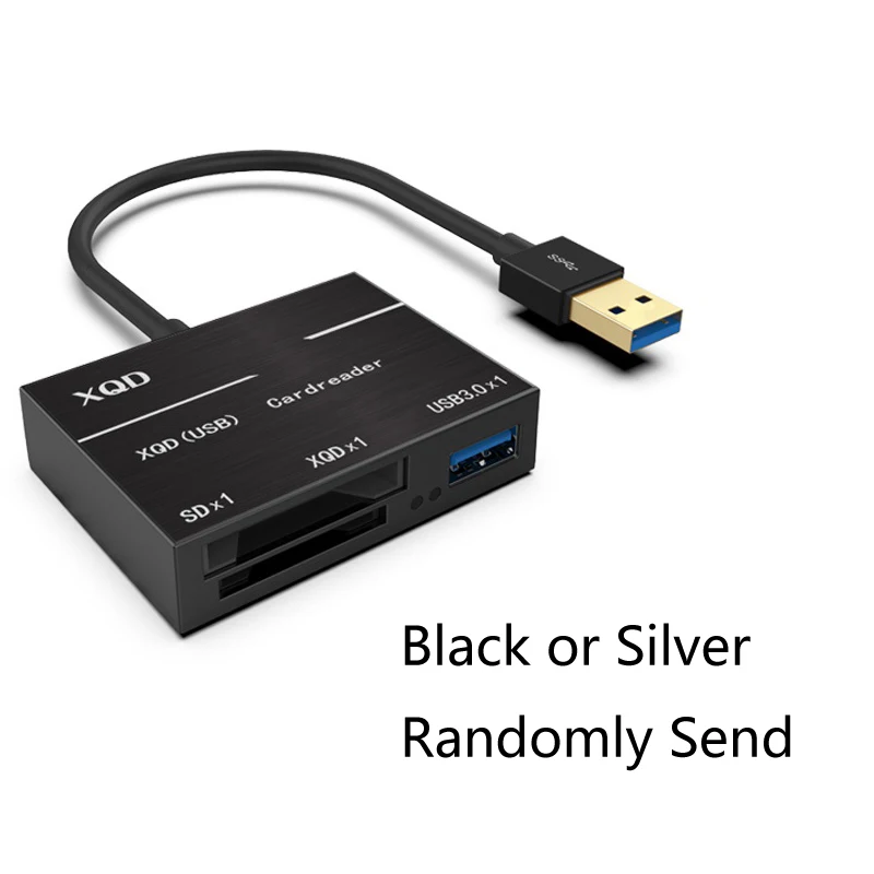 USB3.0 Random Color USB 3,0/Тип C USB C XQD SD кард-ридер 500 МБ/с. высокое Скорость Камера комплект адаптер для sony м/G серии Nikon для Lexar USB карта XQD - Цвет: USB3.0 Random Color