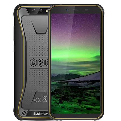BV5500 YEllow Быстрая Blackview BV5500 IP68 водонепроницаемый прочный смартфон 2 ГБ+ 16 Гб 5," 18:9 экран 4400 мАч Android 8,1 3g мобильный телефон gps - Цвет: BV5500 YEllow