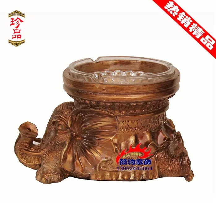 Дешевые континентальный пепельница украшения антикварные ремесла творческой