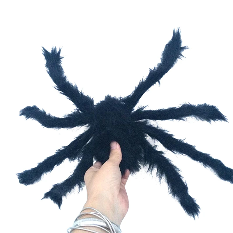 Декоративная имитация Пауков на Хэллоуин красные черные пластиковые поддельные