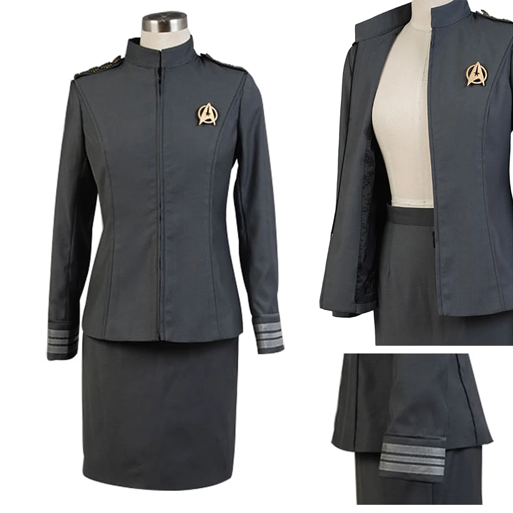 Костюм Звездного Флота флота полный комплект униформы Женский костюм на