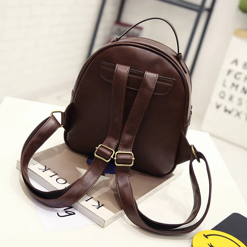 Fzmбаи Mochila Mujer Ретро котенок шаблон Женский рюкзак корейская мода все-матч школьный рюкзак