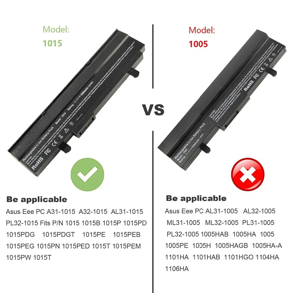 Новый A32 1015 Аккумулятор для ноутбука Asus Eee PC 1015P 1015PE 1015PW 1215N 1016 1016P 1215 A31