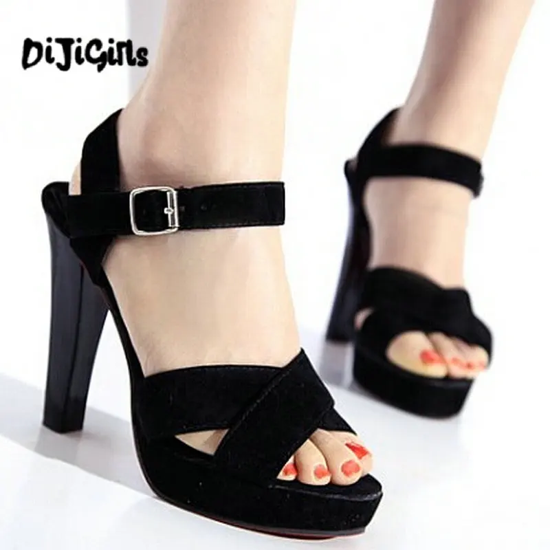 DIJIGIRLS/Новые Летние босоножки на высоком каблуке Модные женские модельные