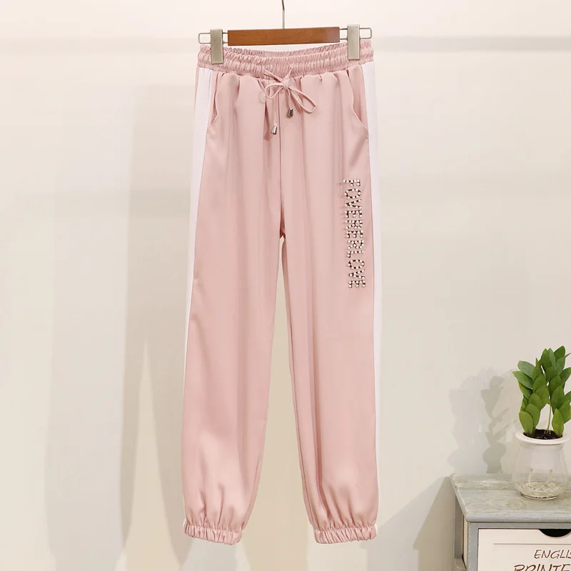 Повседневный Спортивный костюм женский комплект 2019 Лето Новая мода