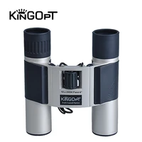 kingopt 10x25 binoculars high power bk7 roof prism binocular telescopes with hd telescopic lens outdoor camping observing tools