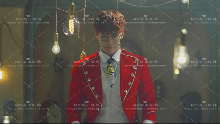 Бесплатная доставка новинка хип-хоп рок мужской певец черный и белый красный с