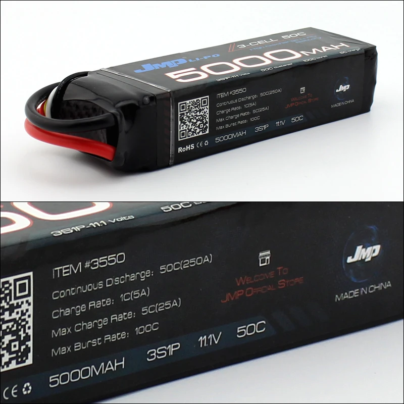 2 шт. JMP Lipo батарея 3S 5000 мАч 11 1 В Аккумулятор 50C для 1/10 автомобиля 1/8 RC автомобиль