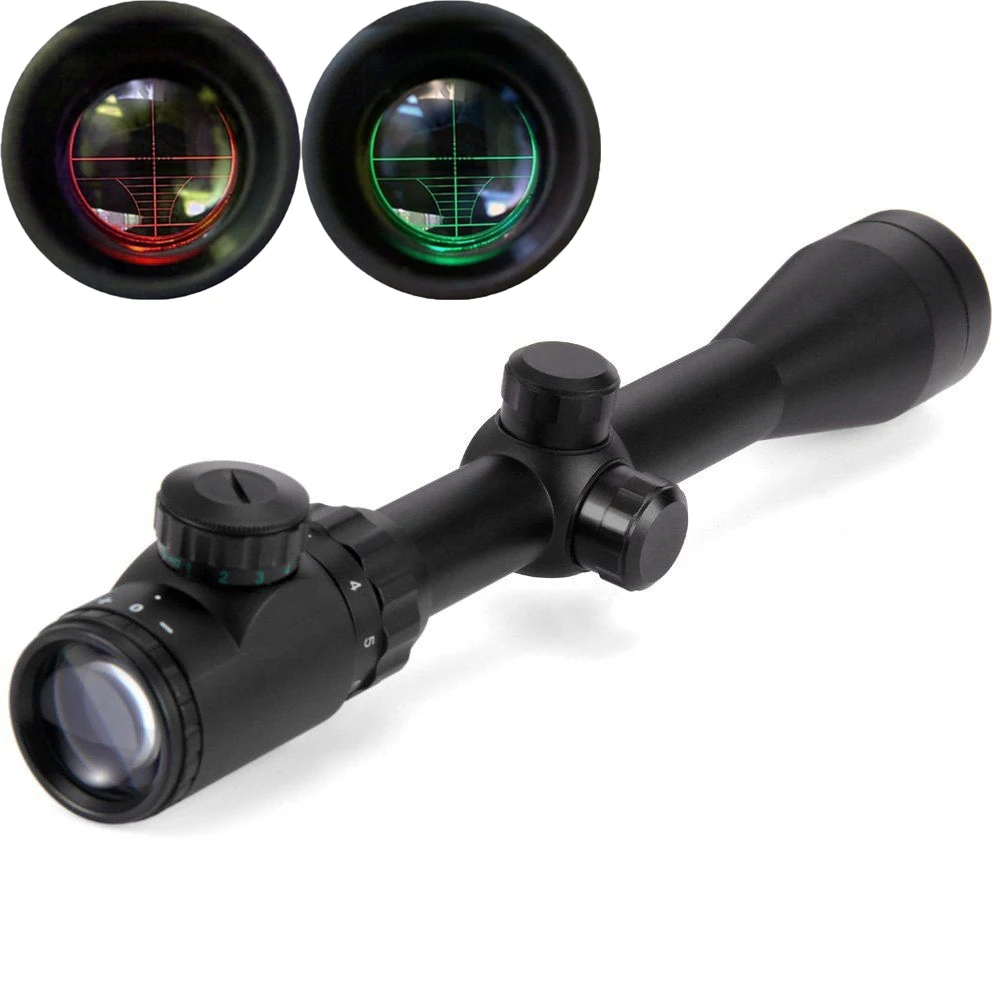 GUGULUZA 3-9x40EG тактический охотничий прицел полный размер Mil-dot тактическая оптика дальномер ударопрочный оптический прицел w/2 кольца крепление