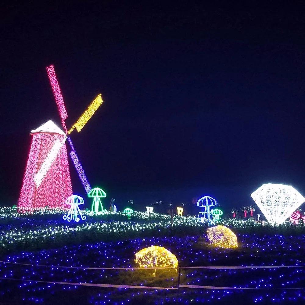 Светодиодная гирлянсветильник для украшения уличная комнатная свадьба