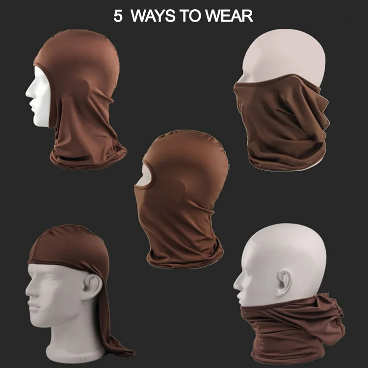Балаклава унисекс эластичная маска для лица из лайкры мужчин и женщин шеи