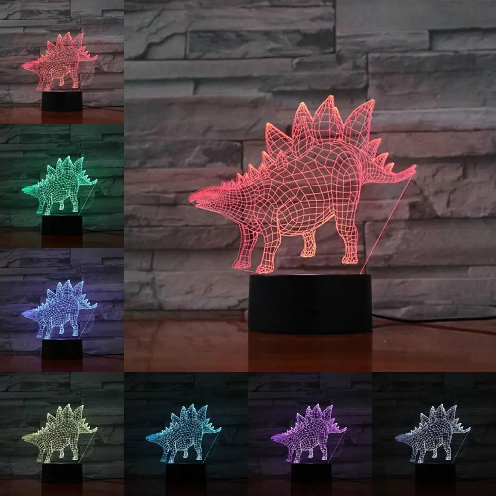 Новинка 3D лампа иллюзия ночсветильник светодиодный светодиодная USB RGB